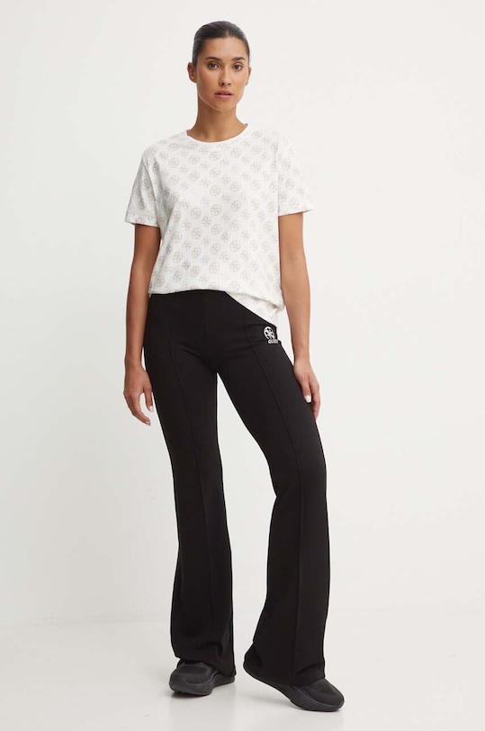 Guess t-shirt bawełniany NOMIE V4YI04.I3Z14 biały AW24