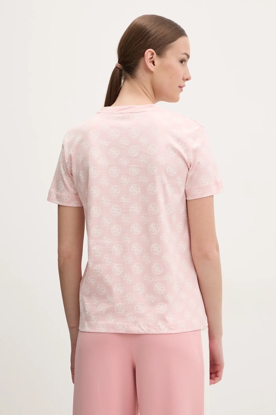 Одежда Хлопковая футболка Guess NOMIE V4YI04.I3Z14 розовый