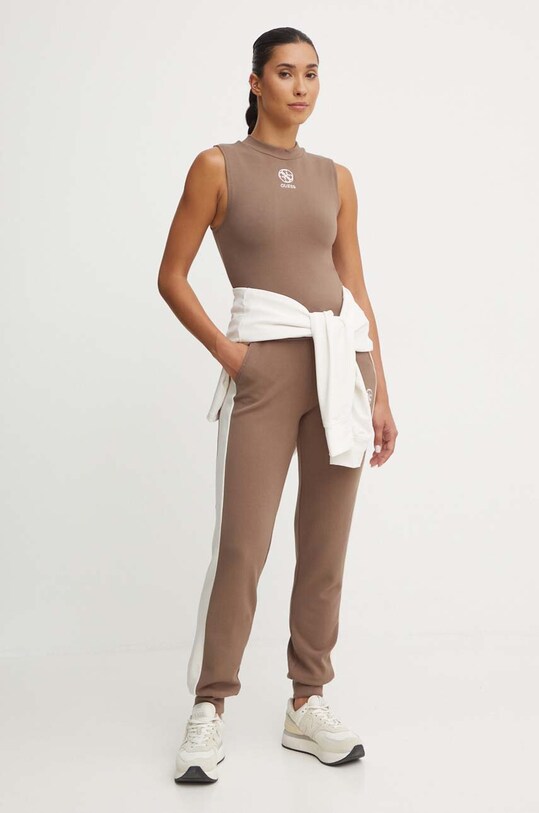 Топ Guess ELA V4YP04.KCDN0 коричневый AW24