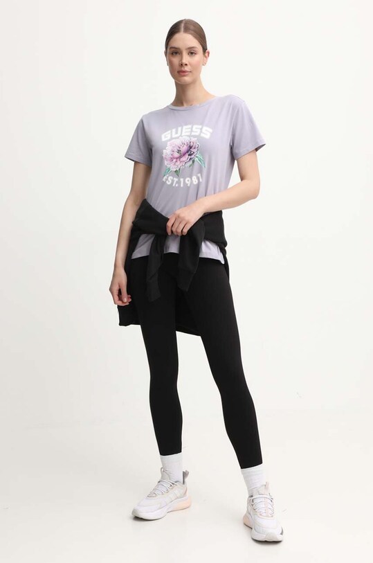 Guess t-shirt PEONY V4YI15.J1314 lila AW24
