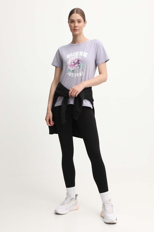 Tričko Guess PEONY V4YI15.J1314 fialová AW24