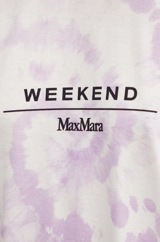 Weekend Max Mara t-shirt bawełniany 2425946041600 biały