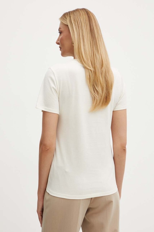 Ruházat Weekend Max Mara pamut póló 2425976031600 bézs