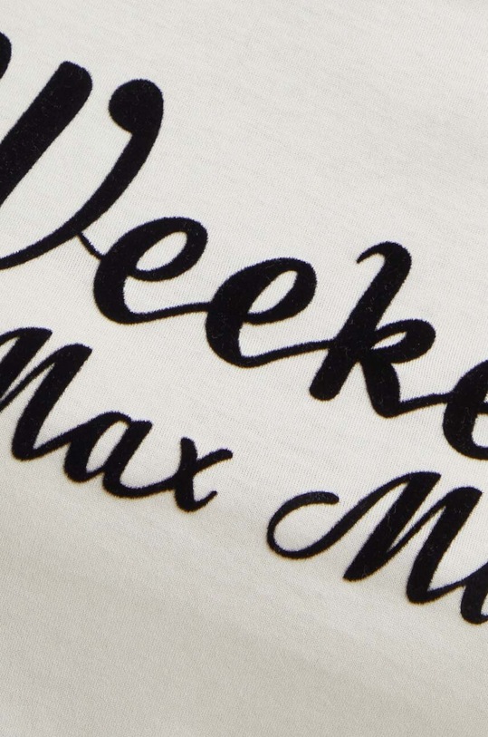 Памучна тениска Weekend Max Mara 2425976031600 бежов