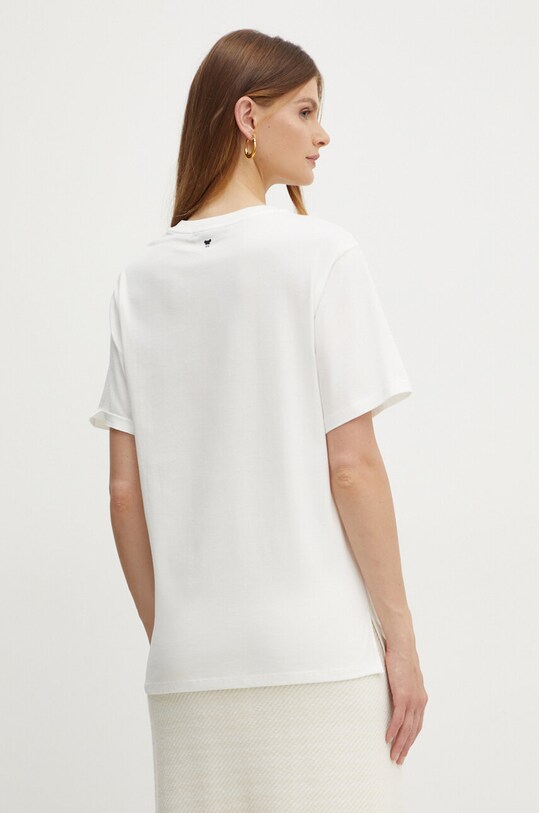 Odzież Weekend Max Mara t-shirt bawełniany 2425976041600 biały