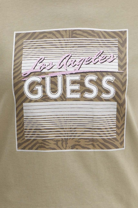 Бавовняна футболка Guess W4YI17.I3Z14 зелений