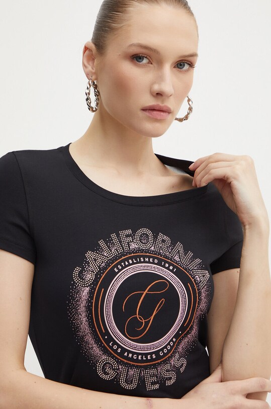 Футболка Guess чёрный W4YI24.J1314