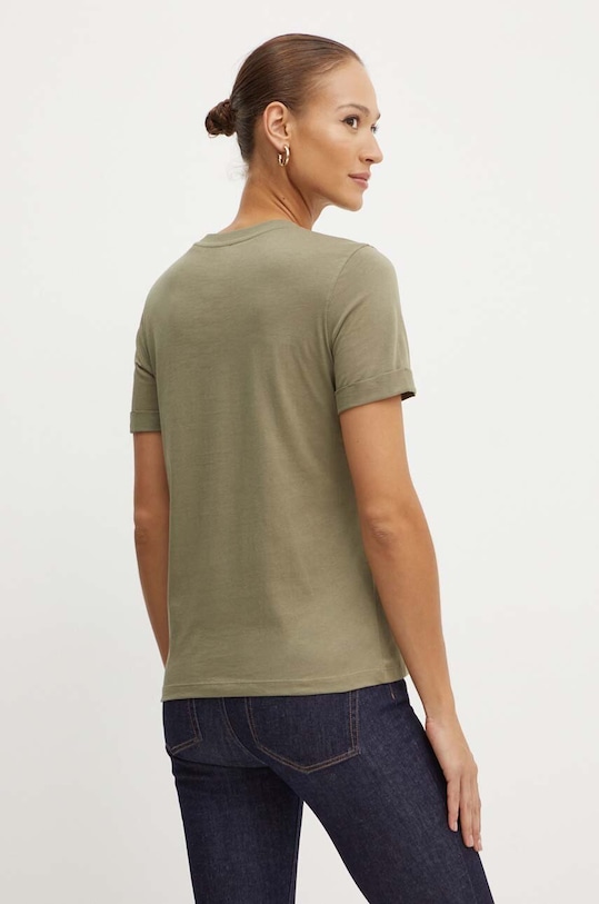 Odzież Guess t-shirt bawełniany GLITTERY W4YI09.JA914 zielony