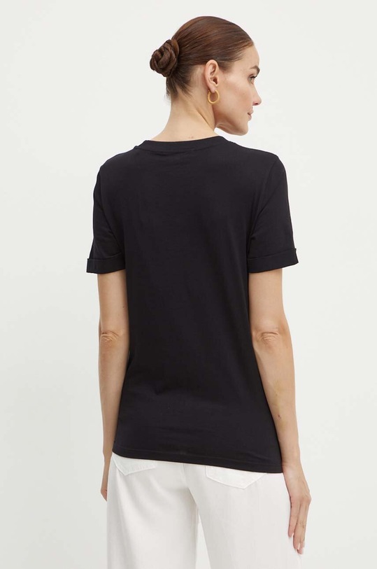 Odzież Guess t-shirt bawełniany GLITTERY W4YI09.JA914 czarny