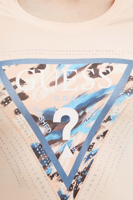 Tričko Guess LEO oranžová W4YI15.J1314