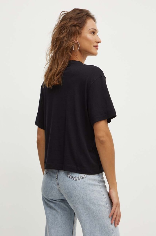 Odzież Guess t-shirt bawełniany W4YI14.JA914 czarny