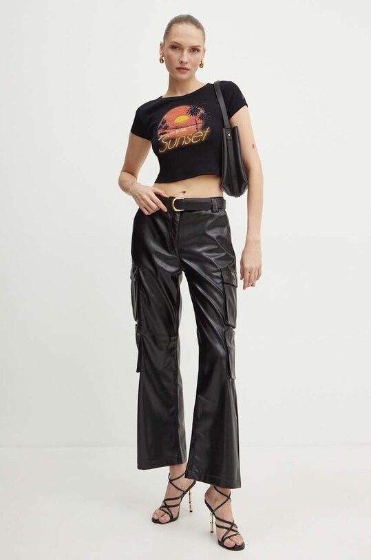 Футболка Guess SUNSET W4YI54.KA0H1 чёрный AW24