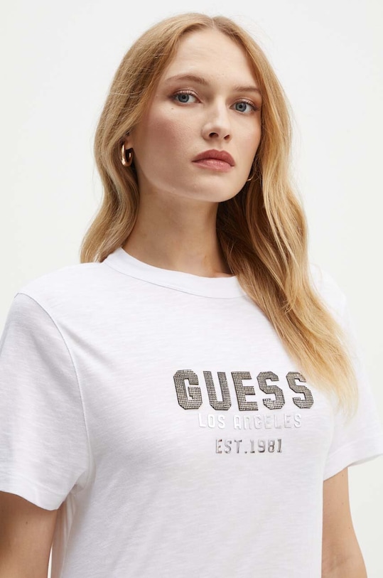 Guess t-shirt PYRAMIDE biały W4YI35.KC8T0