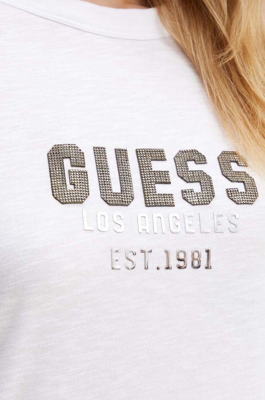 Guess t-shirt PYRAMIDE W4YI35.KC8T0 biały