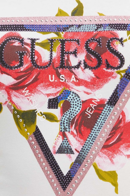 Guess t-shirt ROSES W4YI71.J1314 beżowy