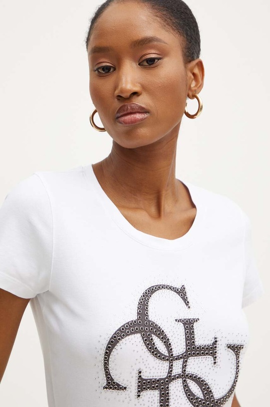 Guess t-shirt regular biały W4YI37.J1314
