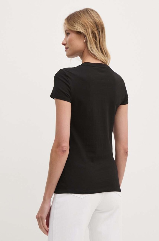 Bavlněné tričko Armani Exchange 6DYT03.YJ3RZ černá AW24