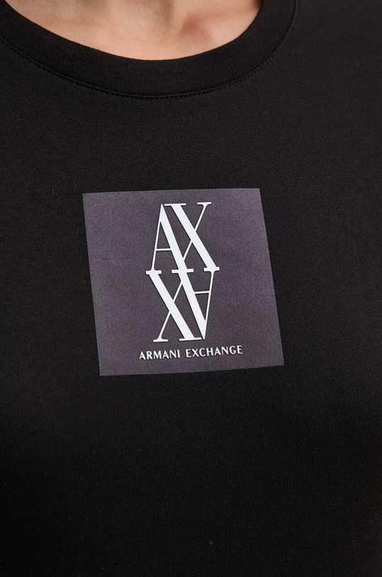Bavlněné tričko Armani Exchange černá 6DYT03.YJ3RZ