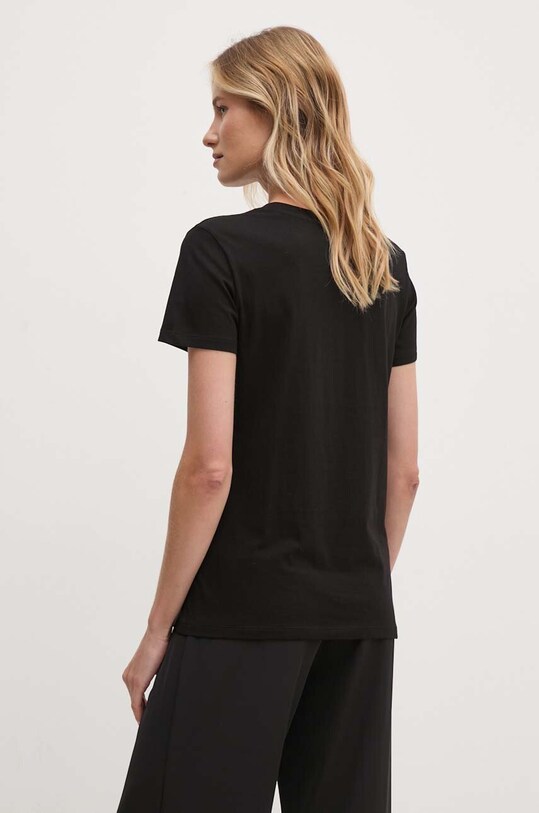 Armani Exchange t-shirt bawełniany 6DYT04.YJG3Z czarny NC24