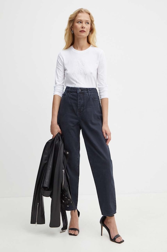 Majica dugih rukava Armani Exchange 6DYT05.YJDTZ bijela NC24