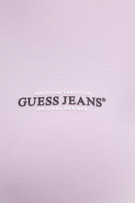 Футболка Guess Jeans фиолетовой W4YI02.J1314