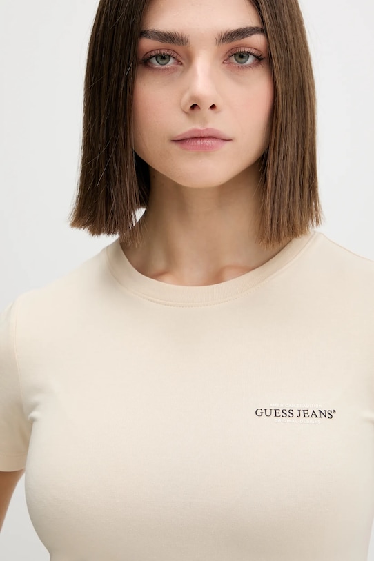 Футболка Guess Jeans бежевий W4YI02.J1314