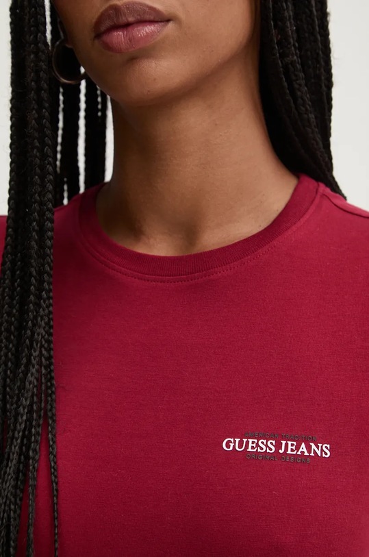 Guess Jeans tricou W4YI02.J1314 rosu