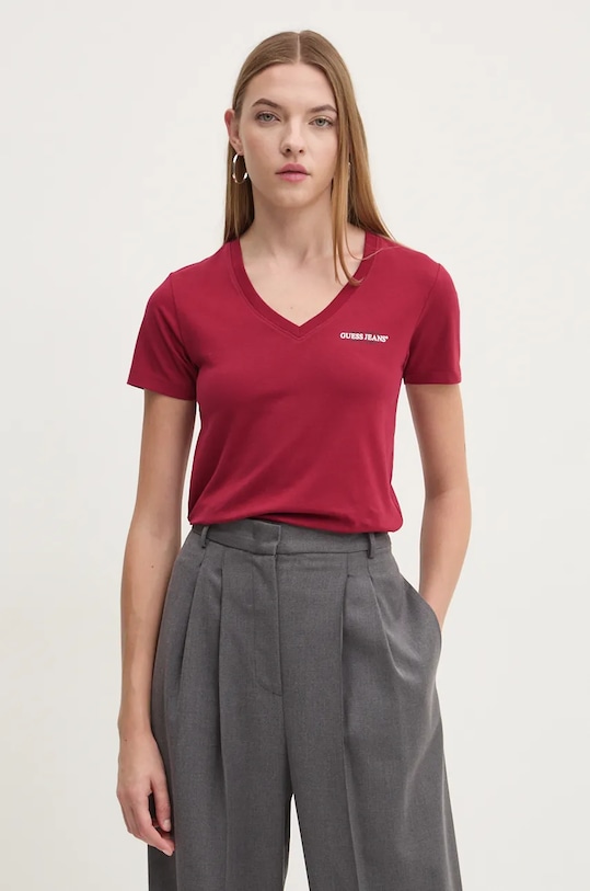 Футболка Guess Jeans красный W4YI23.J1314