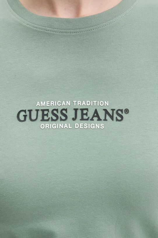 Guess Jeans t-shirt W4YI03.J1314 turkusowy