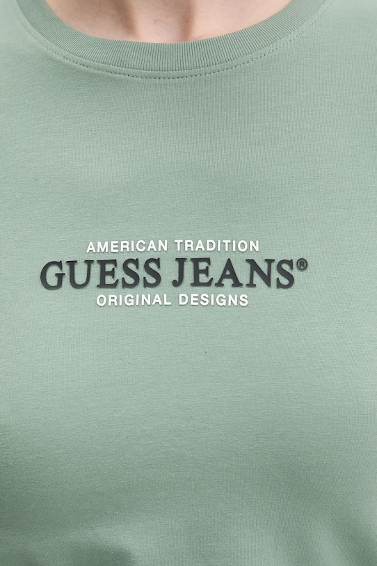 Guess Jeans t-shirt W4YI03.J1314 turkusowy