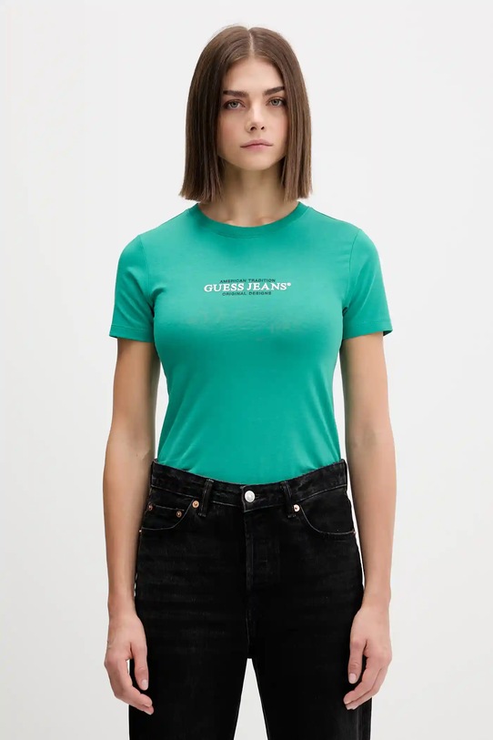 Футболка Guess Jeans бирюзовый W4YI03.J1314