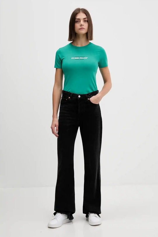 Футболка Guess Jeans W4YI03.J1314 бирюзовый AW25