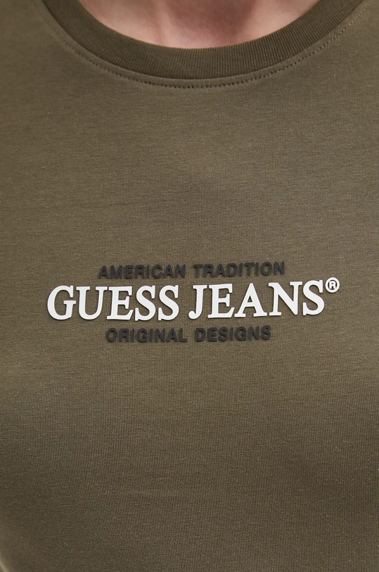 Tričko Guess Jeans W4YI03.J1314 zelená