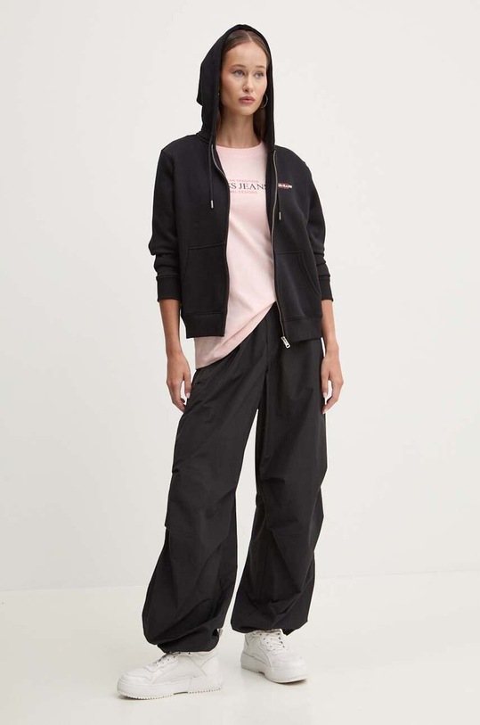Бавовняна футболка Guess Jeans W4YI08.K8HM0 рожевий SS25