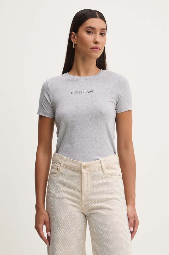 Футболка Guess Jeans slim серый W4YI01.J1314