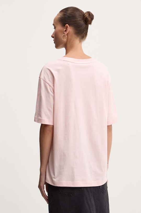 Одежда Хлопковая футболка Guess Jeans W4YI76.K8HM0 розовый