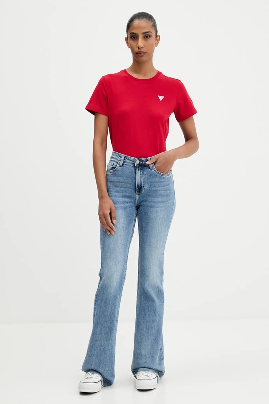 Футболка Guess Jeans W4YI10.J1314 красный AW25