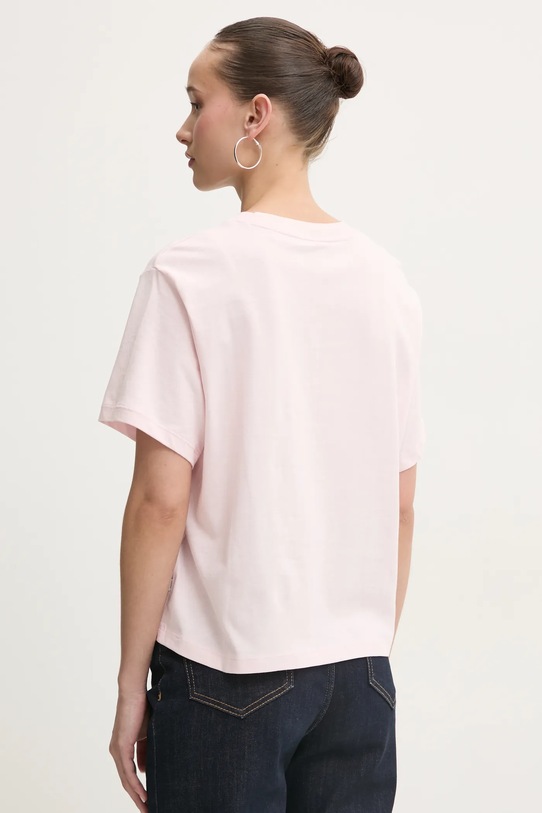 Одяг Бавовняна футболка Guess Jeans W4YI05.K8HM0 рожевий