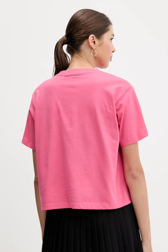 Oblačila Bombažna kratka majica Guess Jeans W4YI05.K8HM0 roza