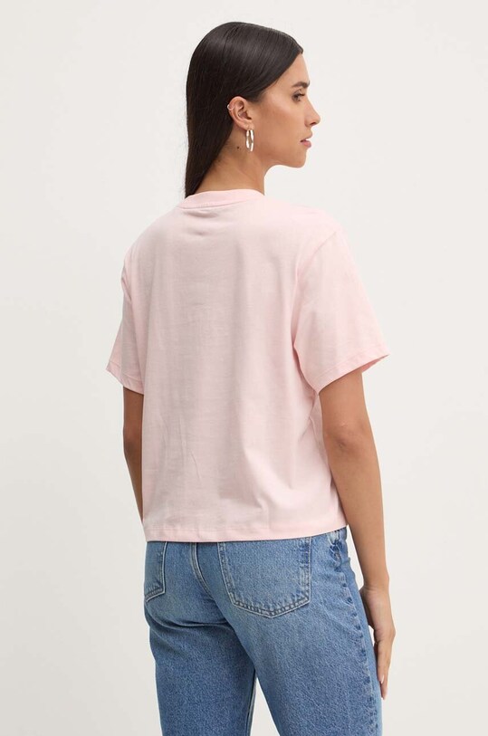 Odzież Guess Jeans t-shirt bawełniany W4YI05.K8HM0 różowy