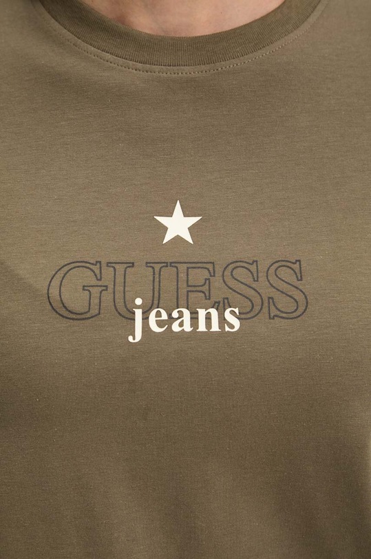 Tričko Guess Jeans W4YI12.J1314 zelená