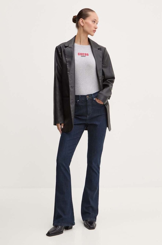 Îmbrăcăminte Guess Jeans tricou W4YI64.KA0H1 gri