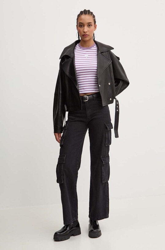 Guess Originals t-shirt W4RI89.J1314 fioletowy AW24