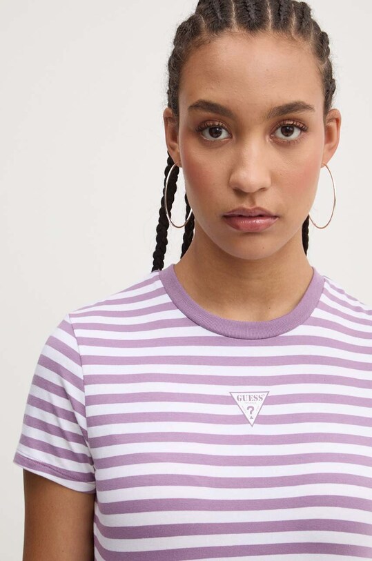 Guess Originals t-shirt fioletowy W4RI89.J1314