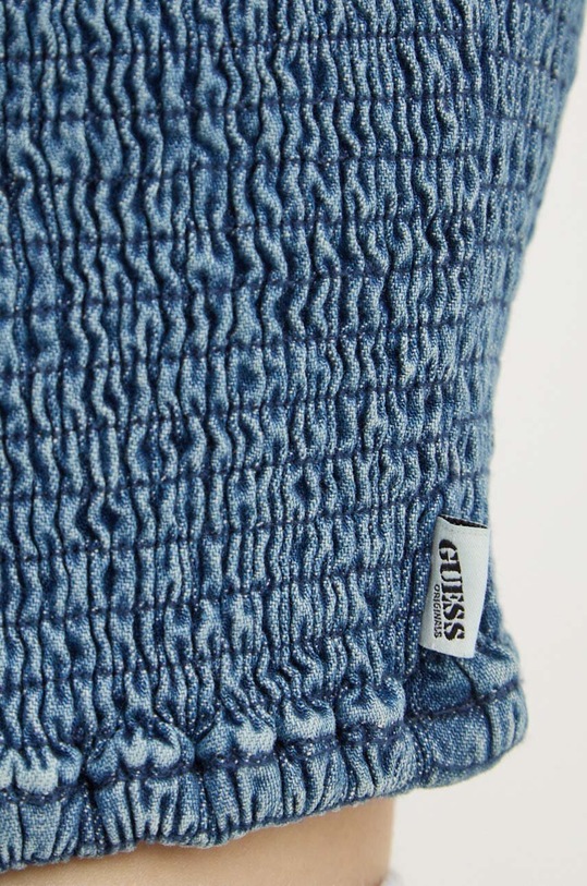Džínová košile Guess Originals W4YG63.D5960 modrá