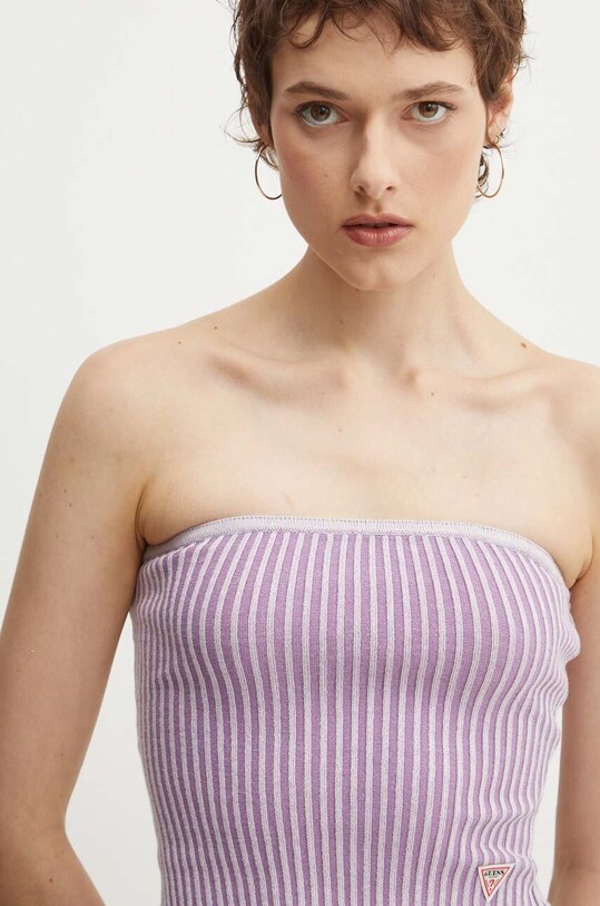 Guess Originals top różowy W4YR27.Z1090