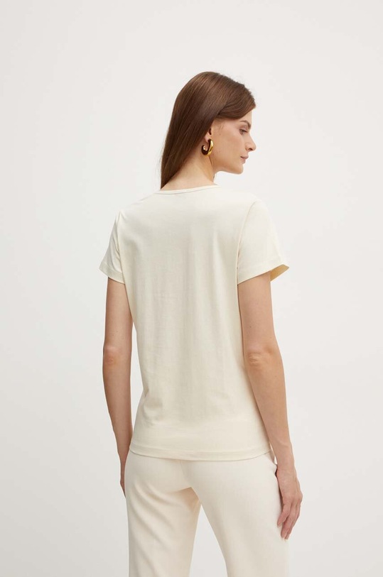 Îmbrăcăminte Pinko tricou din bumbac 100372.A24E bej