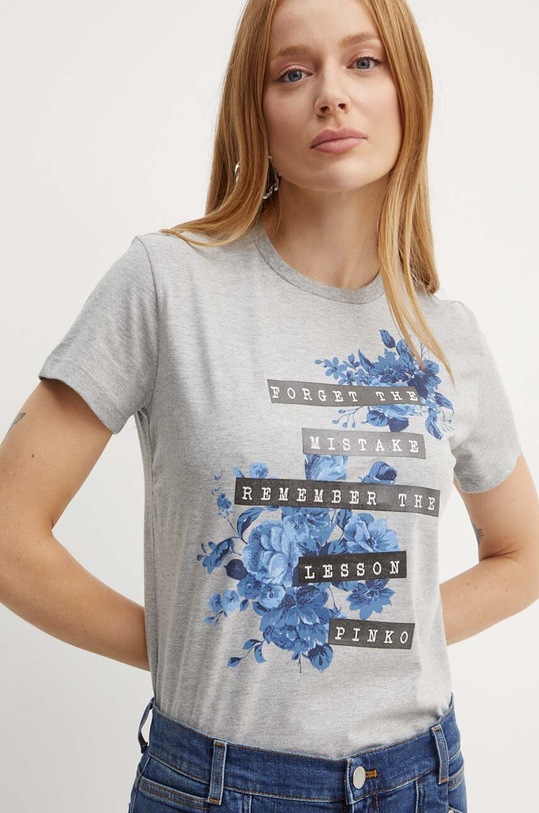 Pinko t-shirt grigio 100789.A2AC
