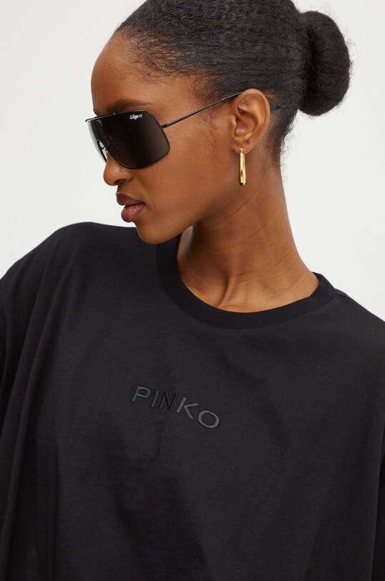 Odzież Pinko t-shirt bawełniany 104206.A251 czarny