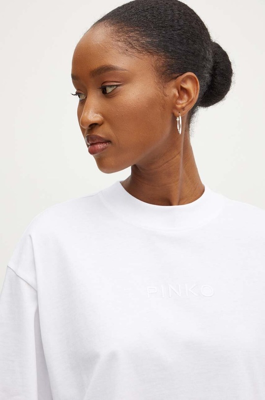 Pinko t-shirt bawełniany biały 104187.A251
